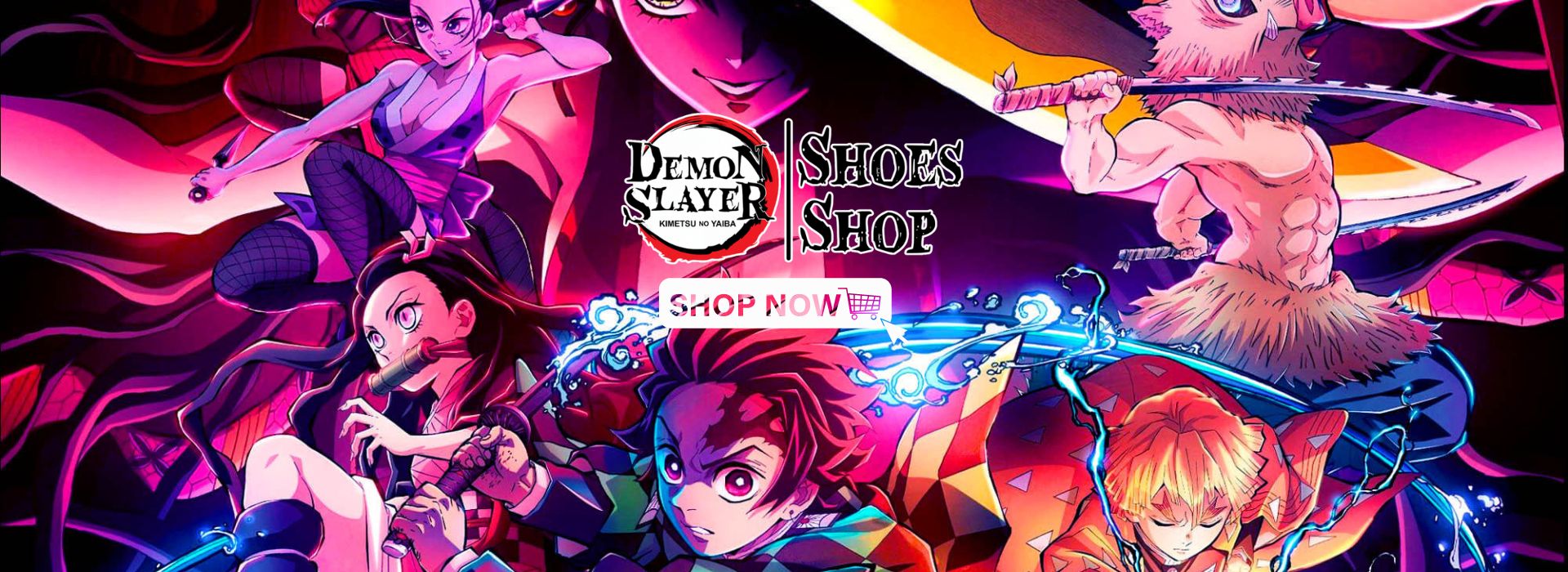 Demon Slayer Shoes Shop Banner