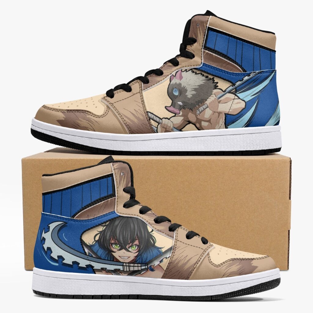 inosuke hashibira demon slayer v2 j force shoes - Demon Slayer Shoes