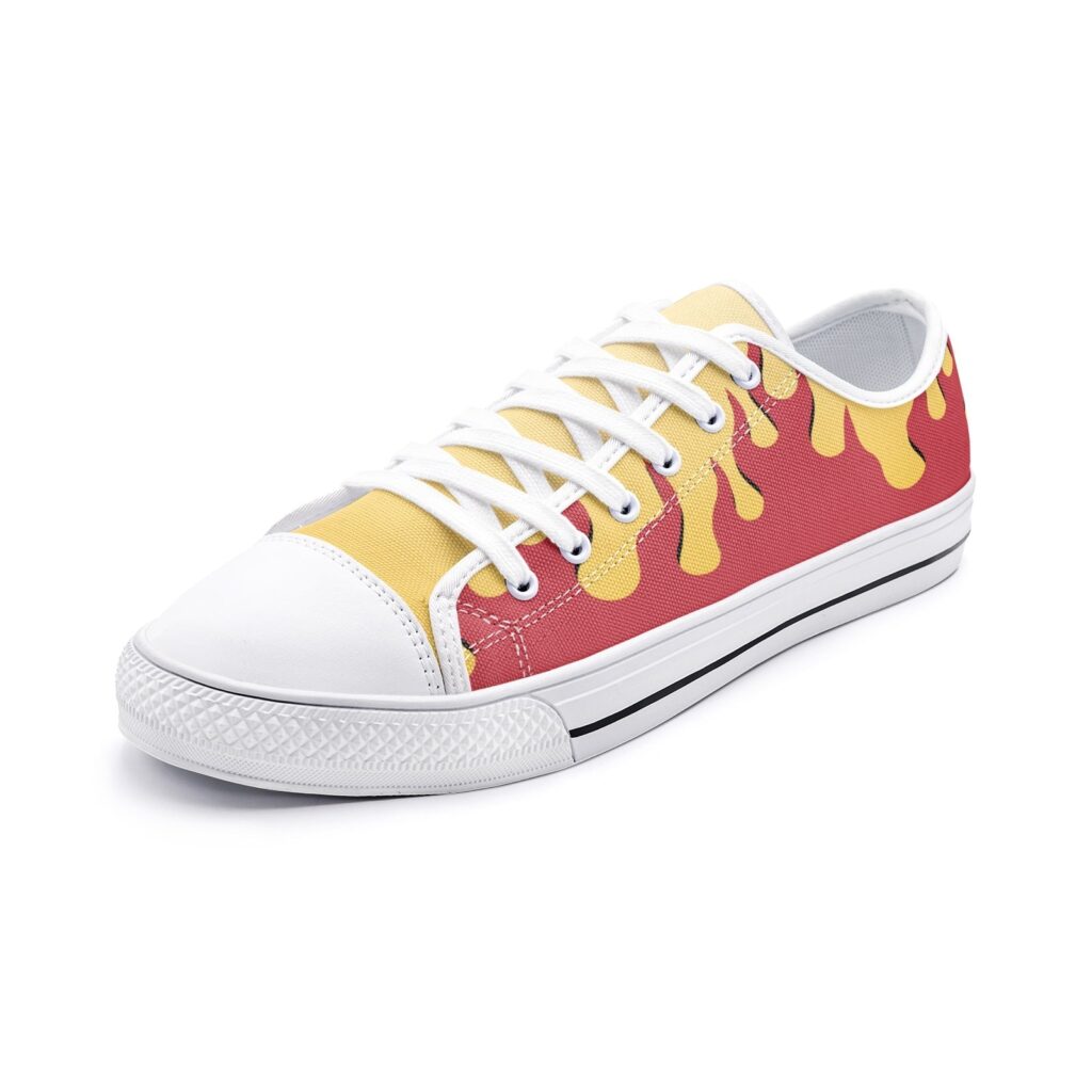 kyojuro demon slayer classic low top canvas shoes - Demon Slayer Shoes