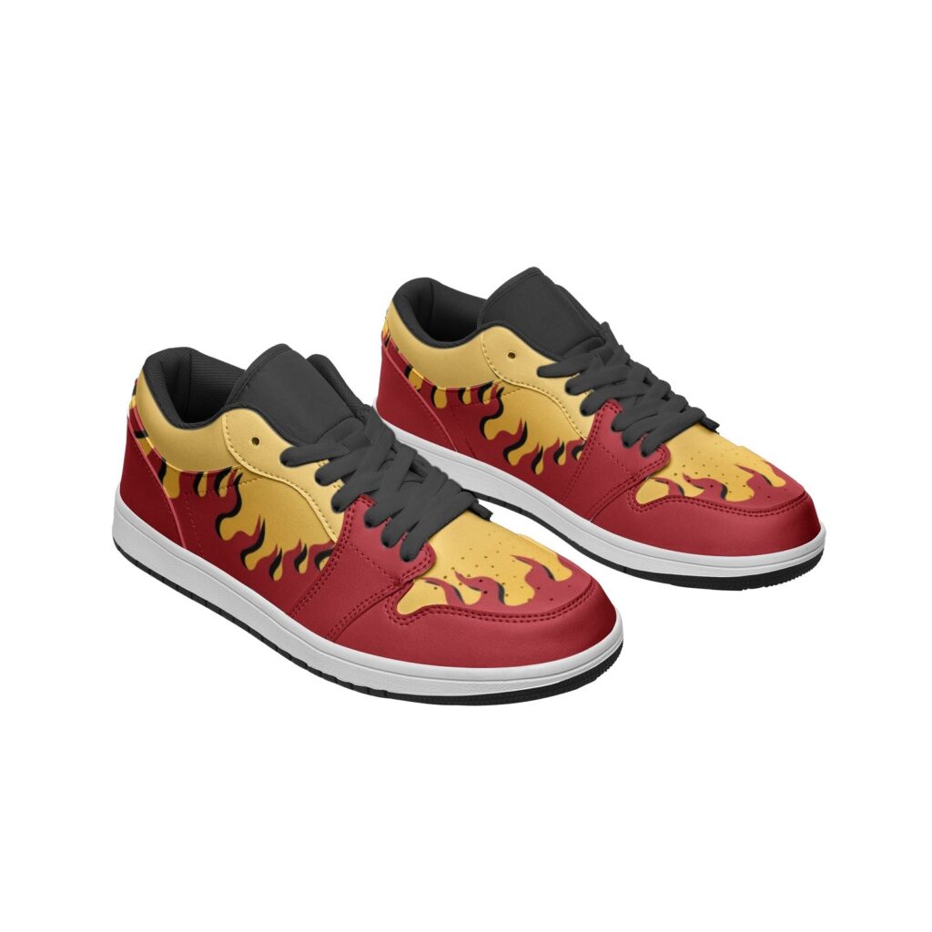 kyojuro demon slayer low top jd1 shoes 5 - Demon Slayer Shoes