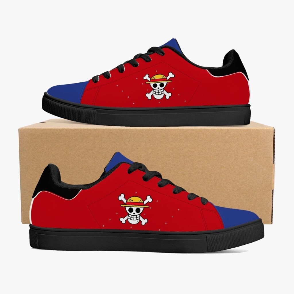 monkey d luffy one piece leather smith shoes - Demon Slayer Shoes