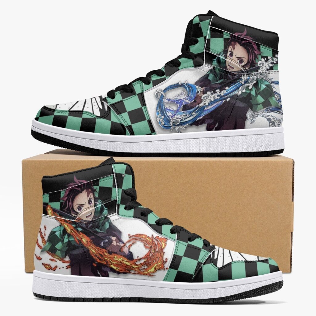 tanjiro kamado water and sun breathing demon slayer j force shoes - Demon Slayer Shoes