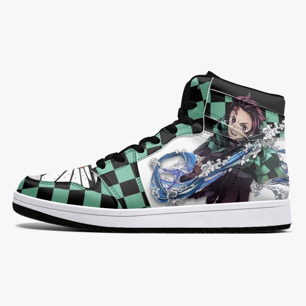 tanjiro kamado water and sun breathing demon slayer j force shoes 16 - Demon Slayer Shoes