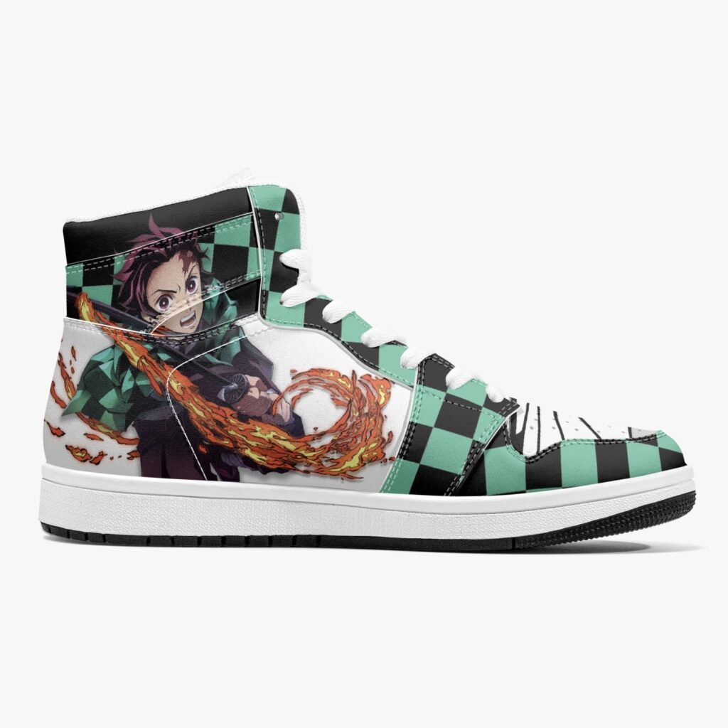 tanjiro kamado water and sun breathing demon slayer j force shoes 8 - Demon Slayer Shoes