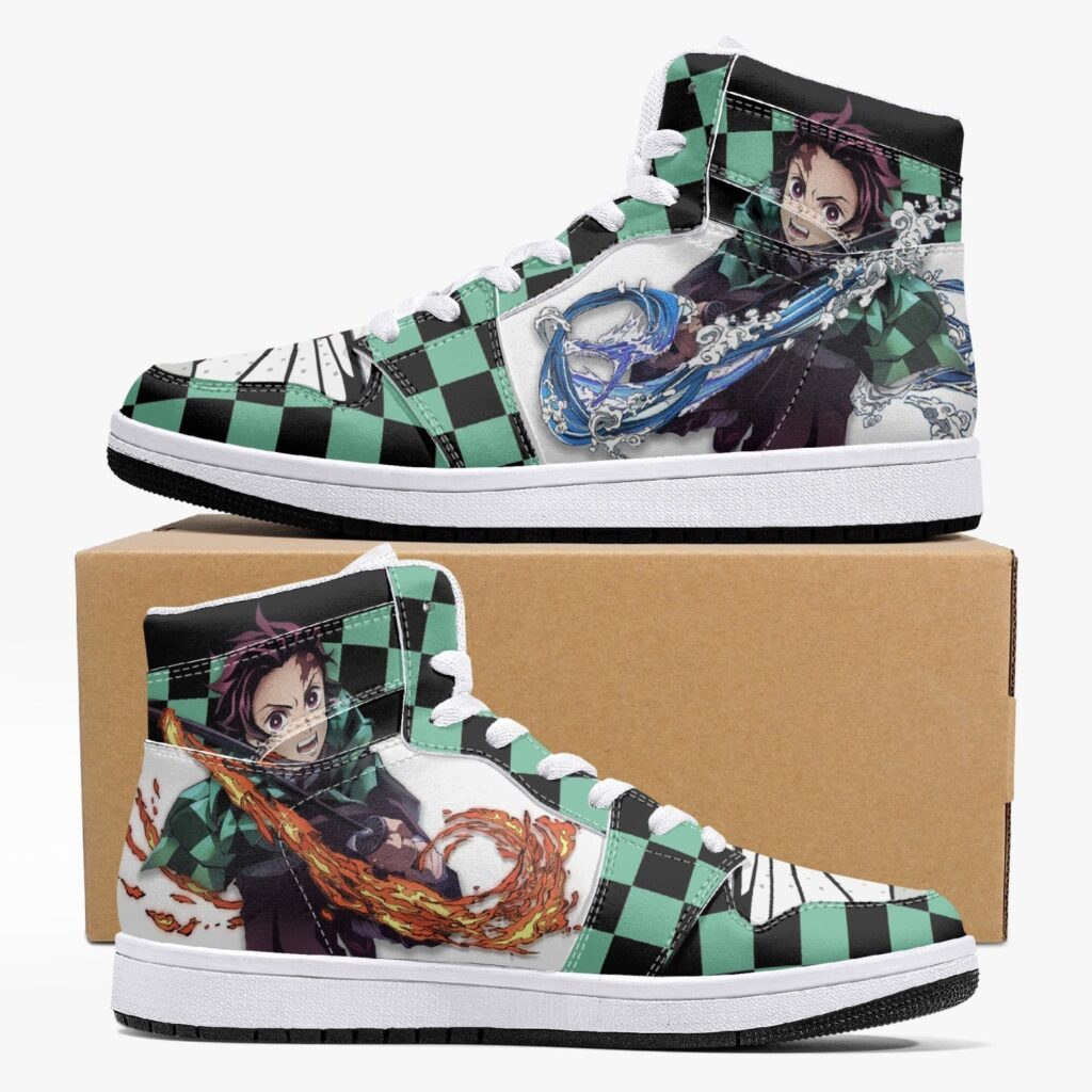 tanjiro kamado water and sun breathing demon slayer j force shoes w9urq - Demon Slayer Shoes