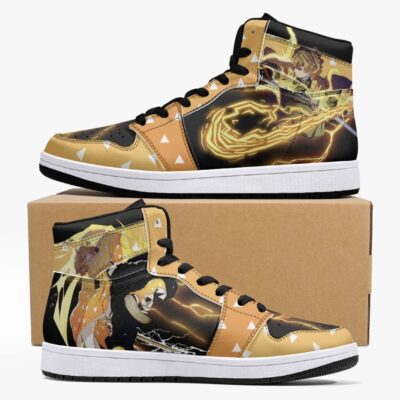 zenitsu thunder breathing demon slayer j force shoes 1024x1024 1 - Demon Slayer Shoes