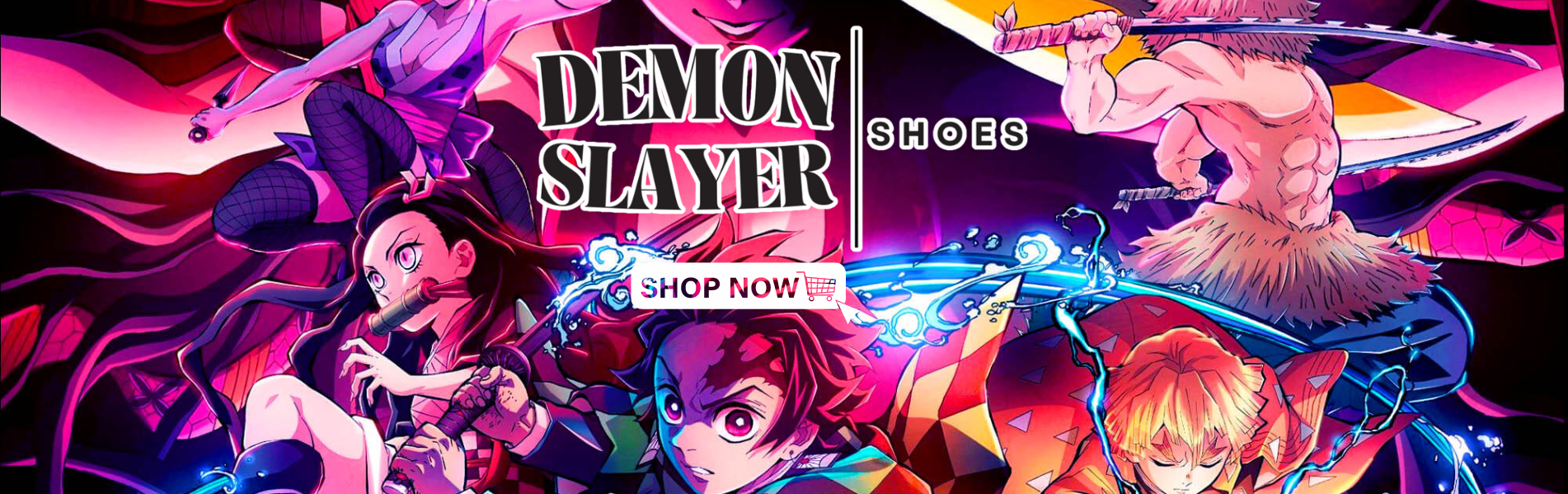 Demon Slayer Banner - Demon Slayer Shoes